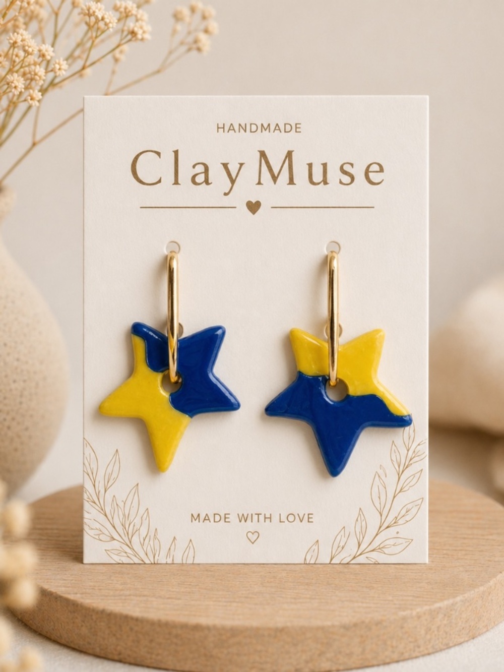(New) MI Star Earrings